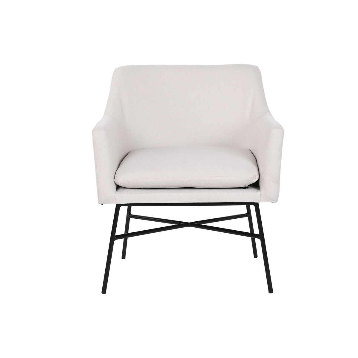 Poltrona DKD Home Decor Beige Metallo 66 x 62 x 75 cm
